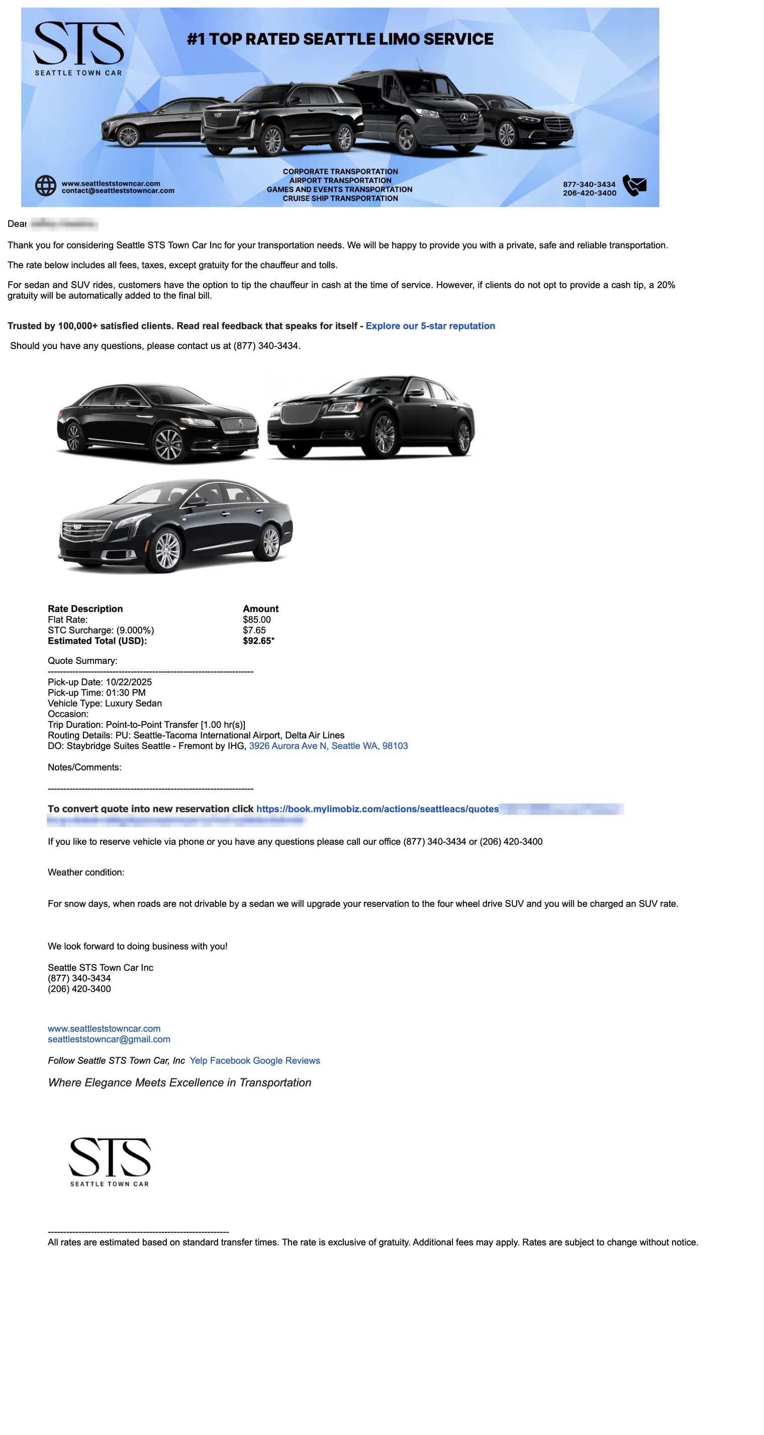 The v0.5 quote email, top to bottom. Open full size.